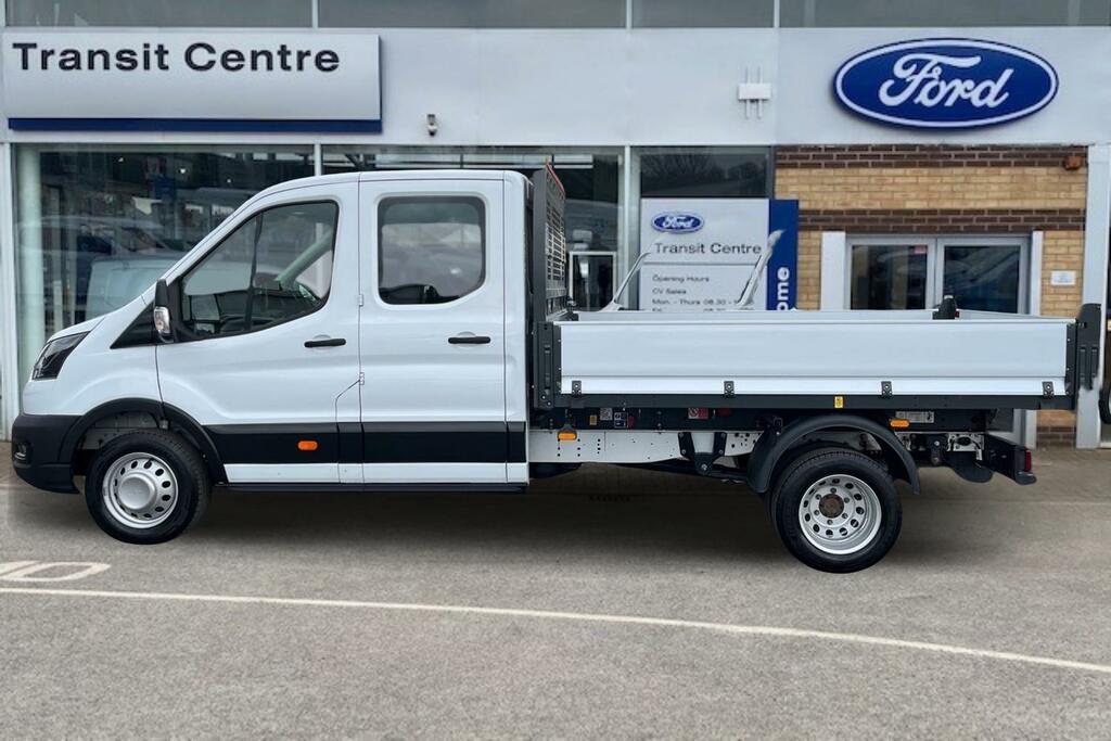 Ford Transit Custom 350 Leader L3 Lwb Rwd Double Cab Tipper 2.0 Ecoblu White #5