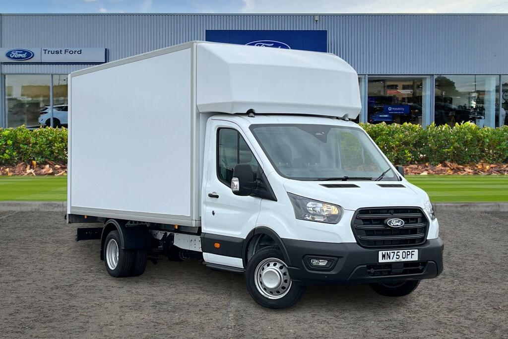 Ford Transit Custom 350 Leader L4 Elwb Luton Rwd 2.0 Ecoblue 130Ps Dap White