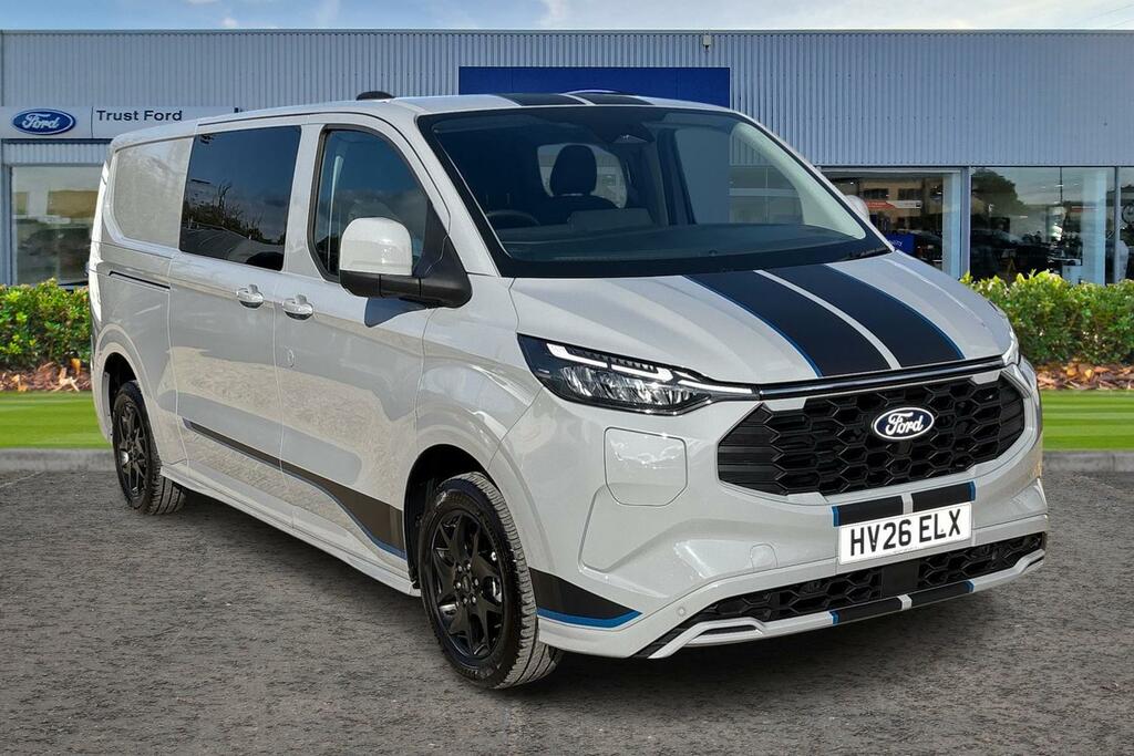 Ford Transit Custom 320 L1 Fwd 2.5 Phev 232Ps H1 Double Cab Van Grey