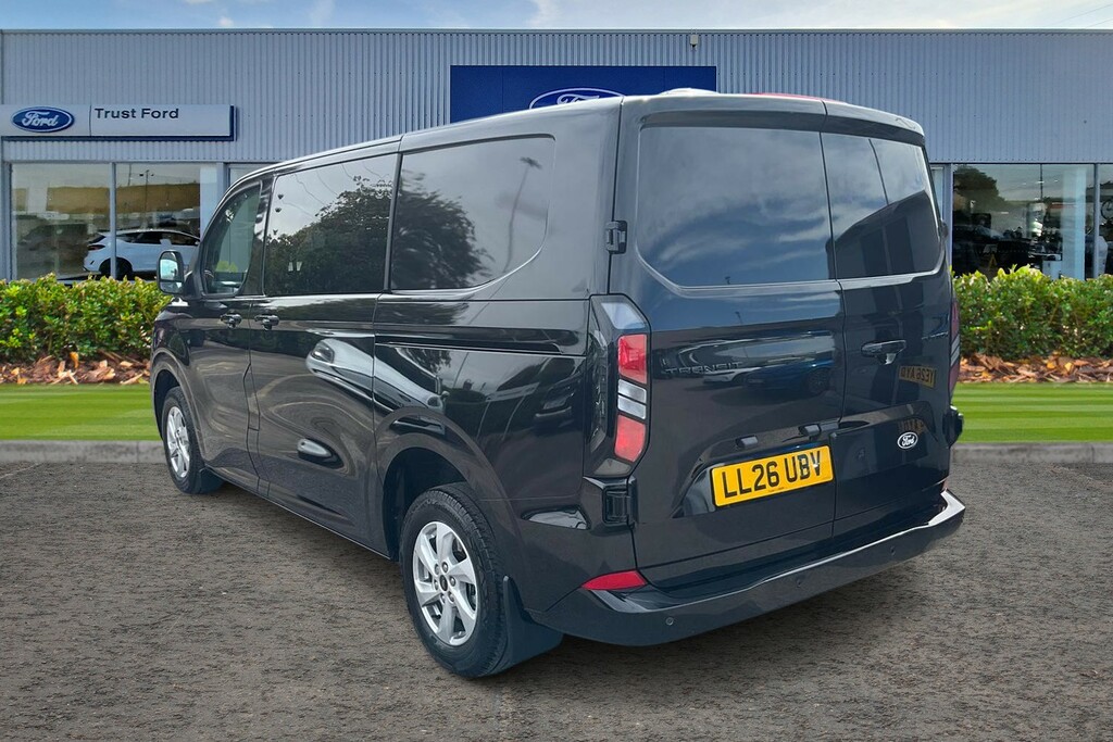 Ford Transit Custom 320 Limited L1 Swb Double Cab In Van Fwd 2.0 Ecobl Black