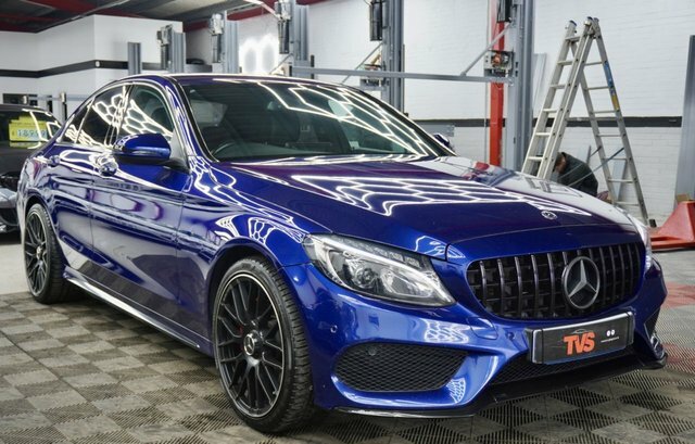 Mercedes-Benz C Class 2.1 C220d Amg Line Saloon G-tronic Eur Blue #5