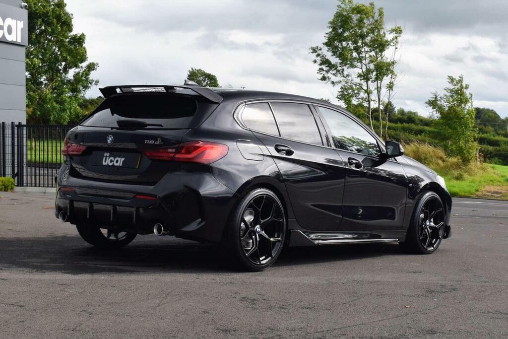 BMW 1 Series Hatchback 2.0 118D M Sport Euro 6 Ss Black #5