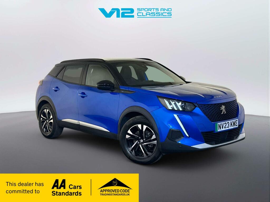 Peugeot e-2008 50Kwh Gt Suv 7Kw Charger 136 Blue