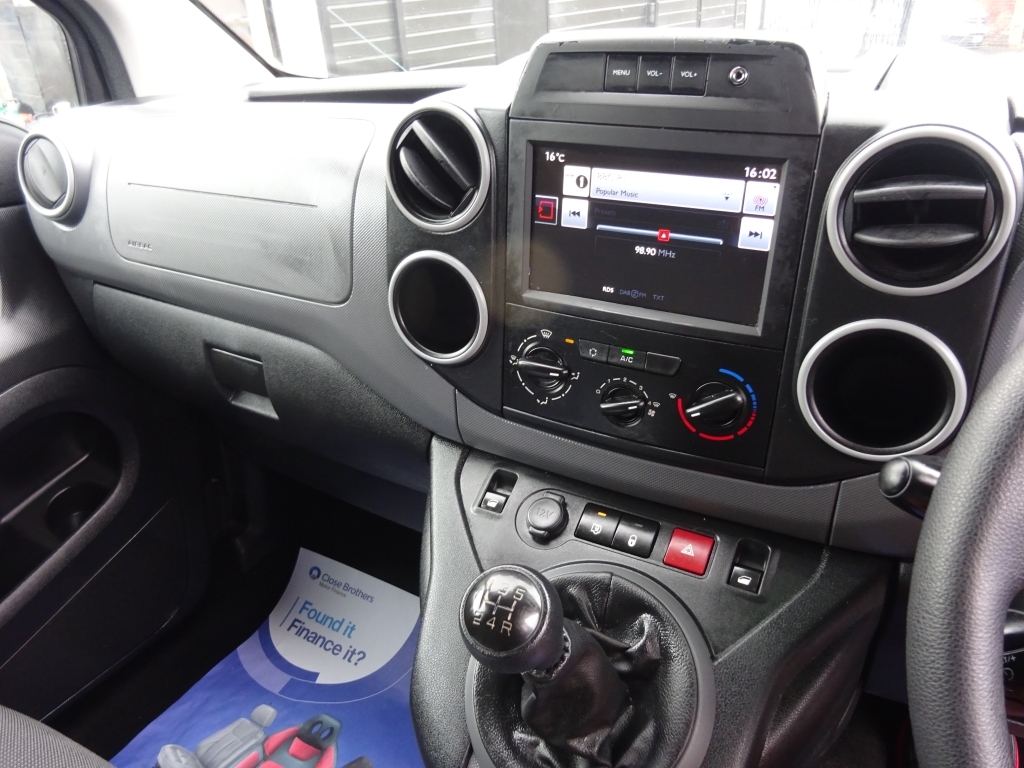 Citroen Berlingo Panel Van 1.6 Bluehdi 625 Enterprise L1 2018 Black #12