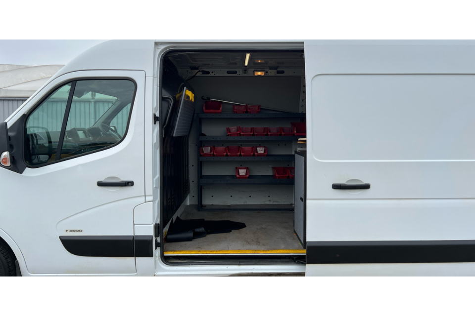Vauxhall Movano 2.3 Turbo D 135Ps H2 Van White #9