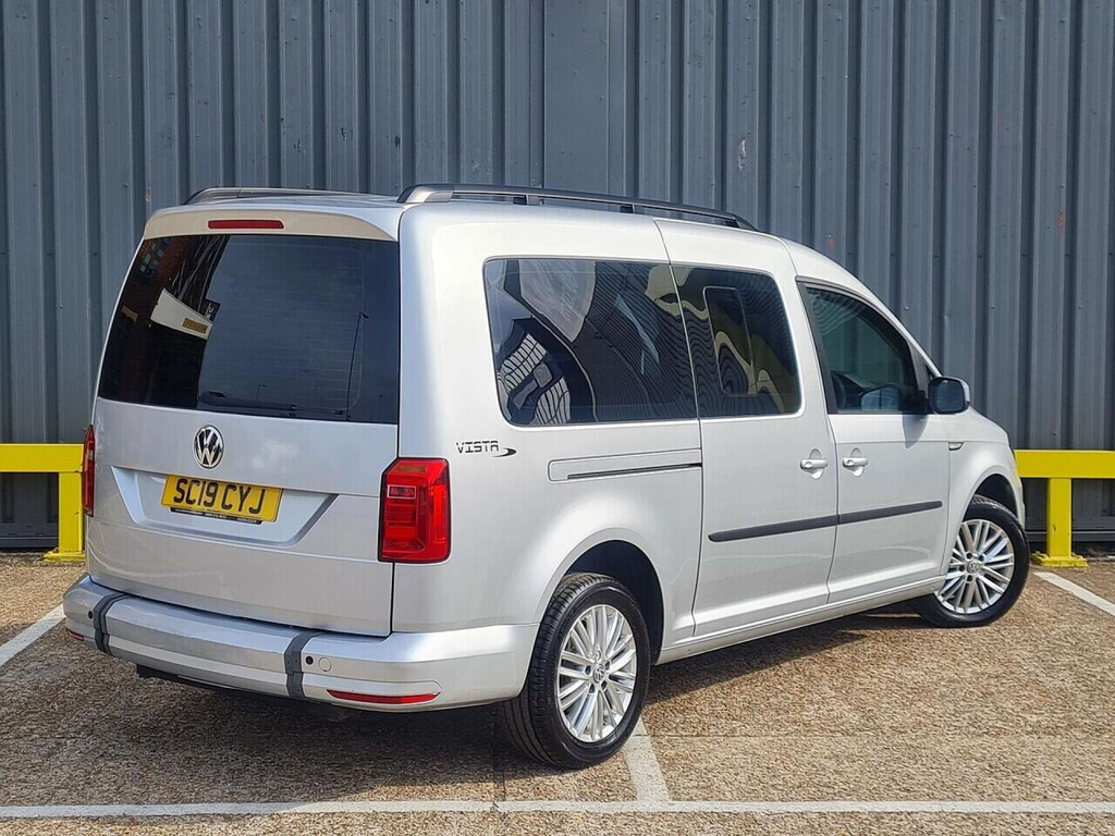Volkswagen Caddy Maxi C20 Maxi Combi Van Fwd Window Silver #4