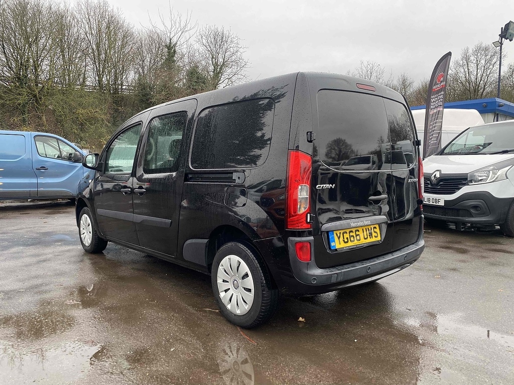 Mercedes-Benz CITAN 109 Cdi Crew Van Double Cab L3 Euro Black #6