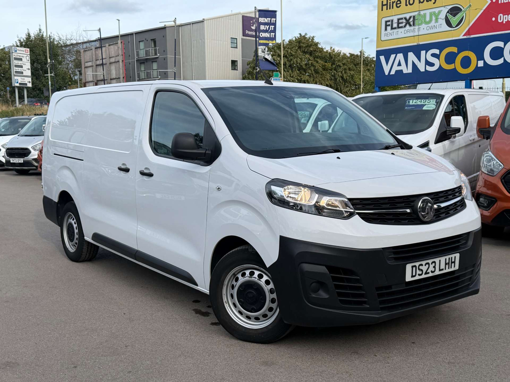 Vauxhall Vivaro Turbo D 2900 Prime Panel Van L2 H1 E DS23LHH White #2