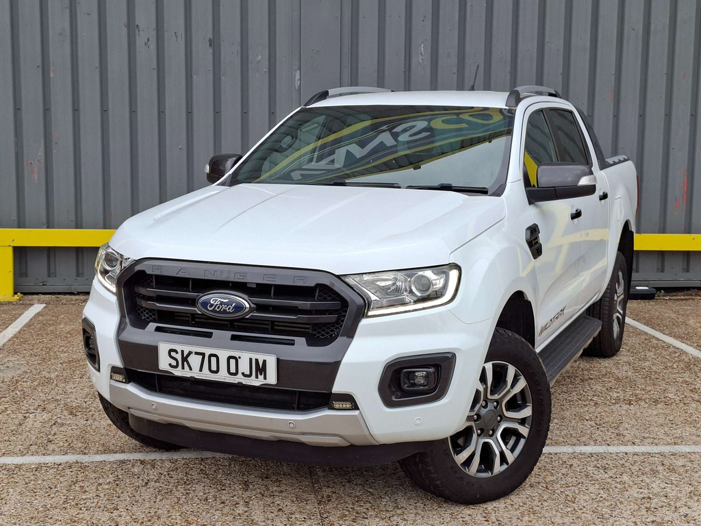 Ford Ranger Ecoblue Wildtrak Pickup Double Cab 4Wd White #3
