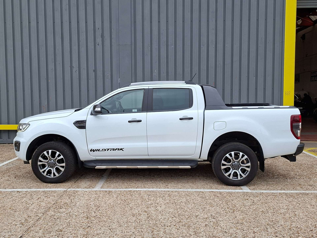 Ford Ranger Ecoblue Wildtrak Pickup Double Cab 4Wd White #4