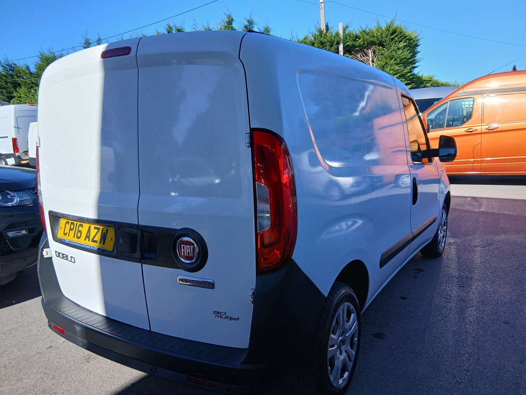 Fiat Doblo 1.3 Multijet 16V Sx Van Start Stop White #14