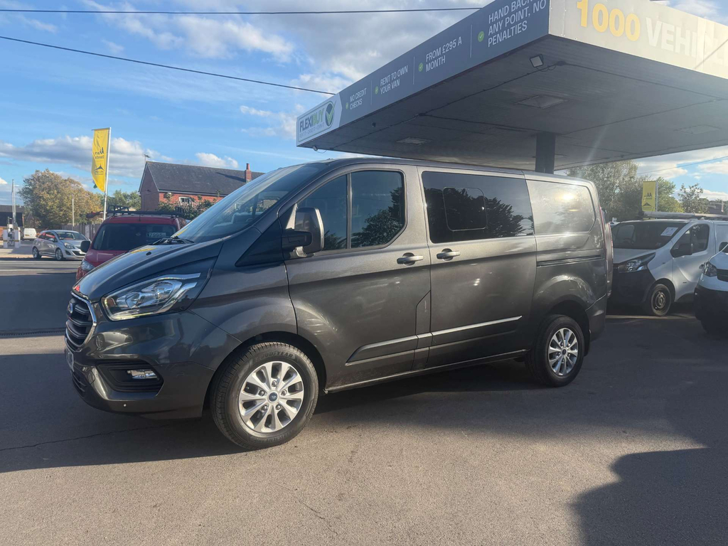 Ford Transit Custom 320 Ecoblue Limited Crew Van Double Cab Aut Grey #3