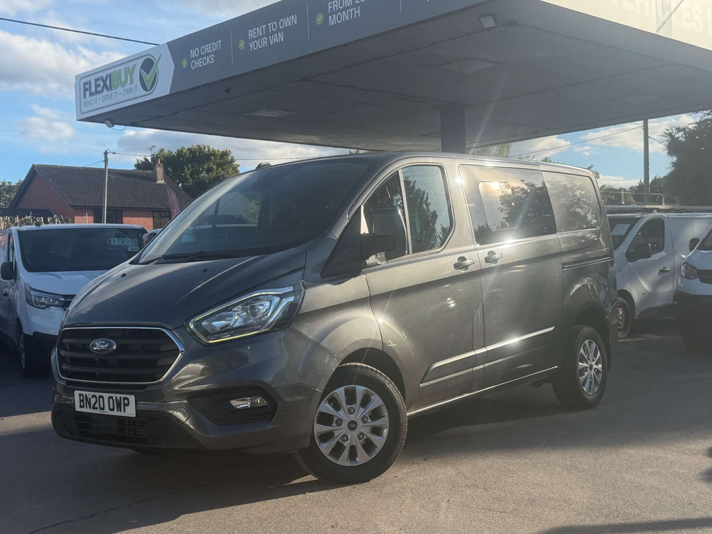 Ford Transit Custom 320 Ecoblue Limited Crew Van Double Cab Aut Grey #2