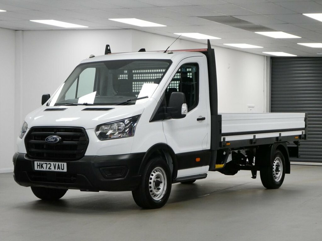 Ford Transit Custom 2L 2.0 350 Ecoblue Mhev Leader Chassis Cab Die White