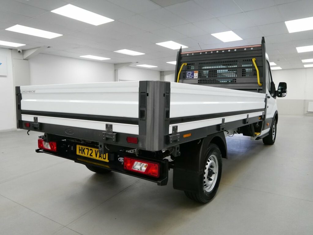 Ford Transit Custom 2L 2.0 350 Ecoblue Mhev Leader Chassis Cab Die White #5