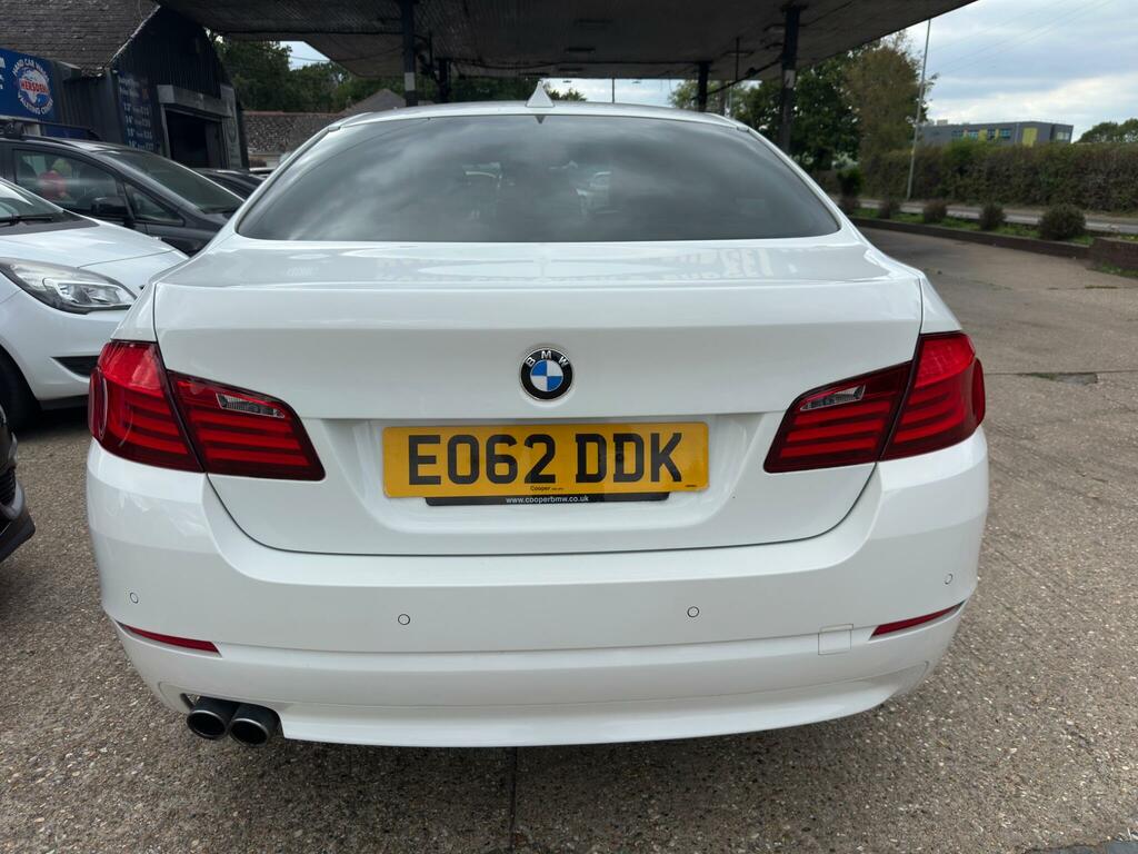 BMW 5 Series Efficientdynamics White #2