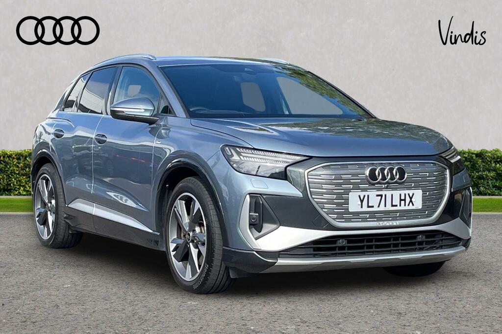 Audi Q4 E Tron Audi Q4 E-tron S Line 40 Blue