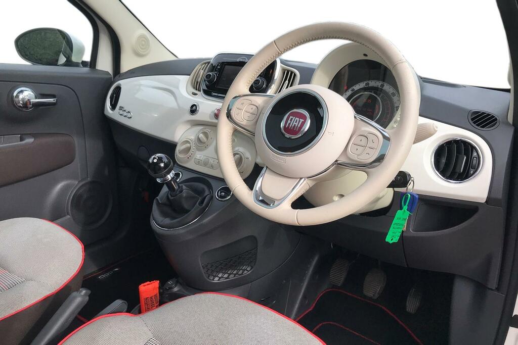 Fiat 500 Fiat 500 1.2 Lounge Hatchback Eu White #6
