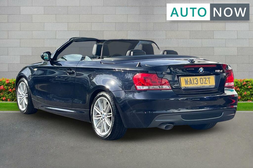BMW 1 Series Bmw 1 Series 2.0 118D M Sport Convertible Dies Black #3