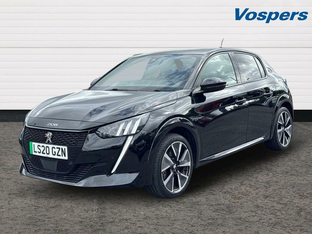 Peugeot e-208 100Kw Gt Line 50Kwh Black #3