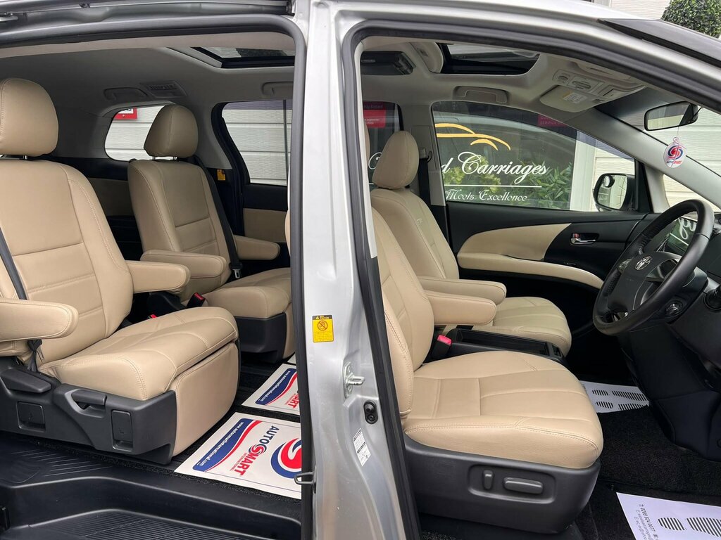 Toyota Estima 2.4 Aeras - Twin Sunroof - Leather Silver #4