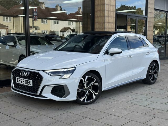 Audi A3 1.0 Tfsi 30 S Line Sportback S Tronic E EP23BEU White #4