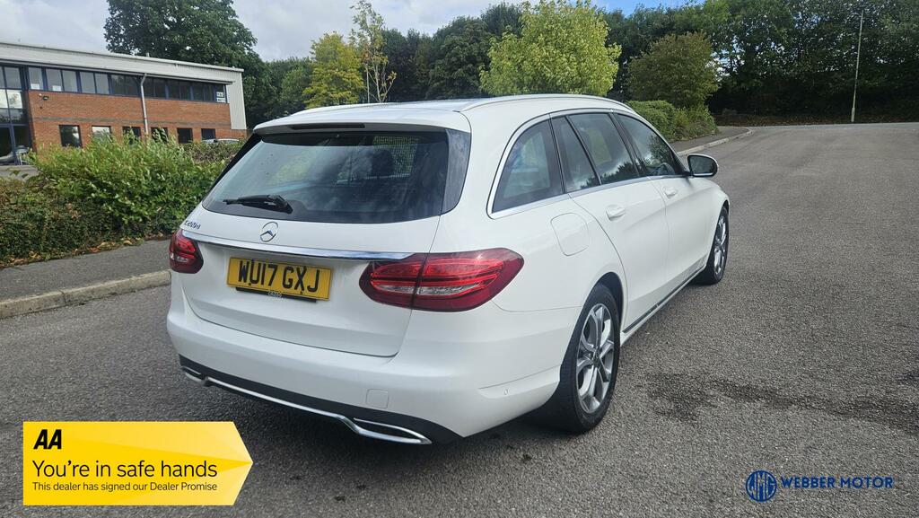 Mercedes-Benz C Class 1.6 C200d Sport Estate Euro 6 S White #3