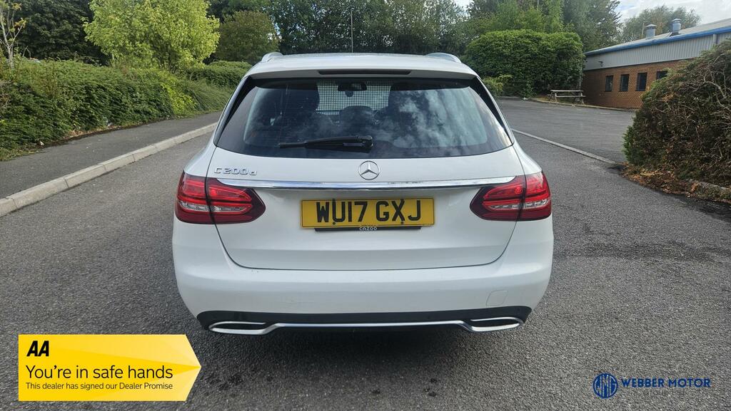 Mercedes-Benz C Class 1.6 C200d Sport Estate Euro 6 S White #4