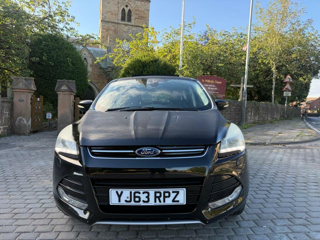 Ford Kuga 2.0 Tdci Titanium X Awd Euro 5 YJ63RPZ Black #3