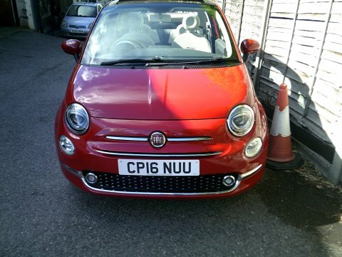 Fiat 500 2016 16 Lounge Red #5
