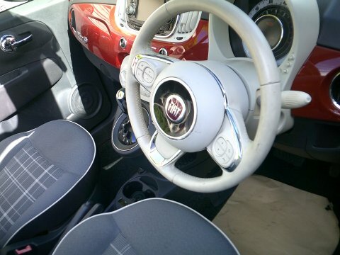 Fiat 500 2016 16 Lounge Red #3