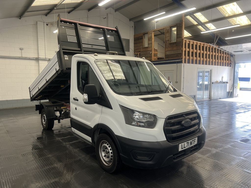 Ford Transit Custom 2.0 350 Ecoblue Leader Tipper Fw White #3