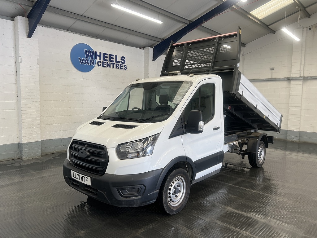 Ford Transit Custom 2.0 350 Ecoblue Leader Tipper Fw White