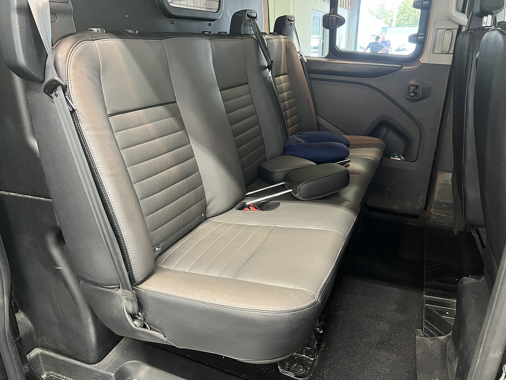 Ford Transit Custom 2.0 320 Ecoblue Limited Crew Van Double Cab Di Black #5
