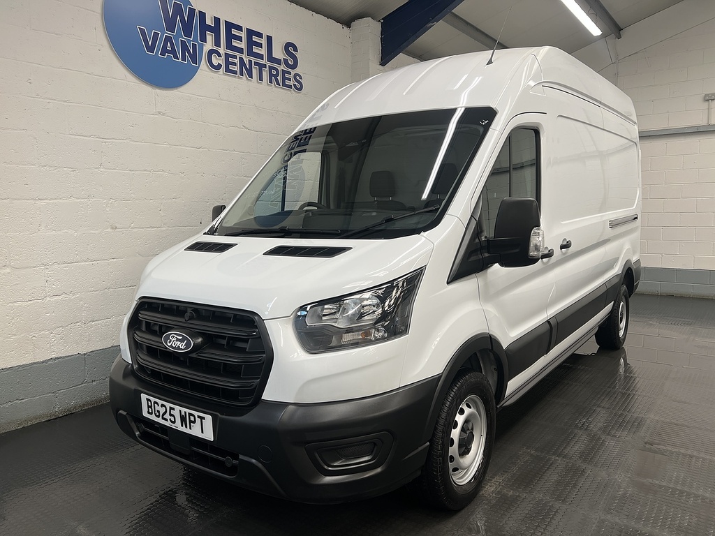 Ford Transit Custom 2.0 350 Ecoblue Leader Panel Van White