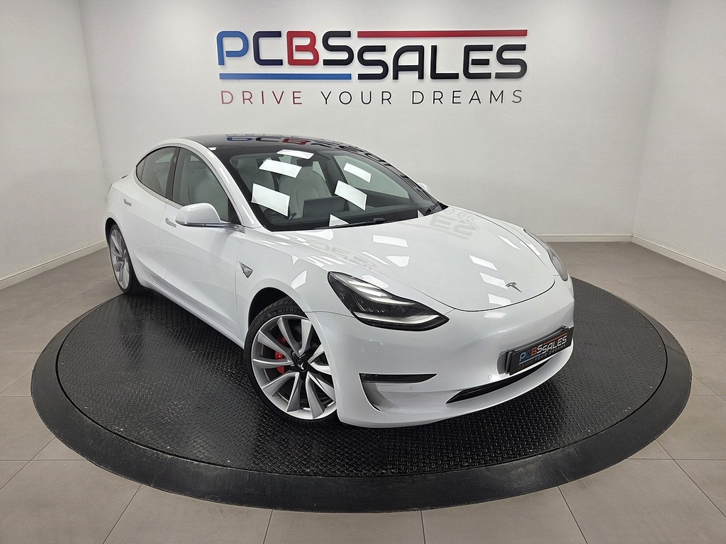 Tesla Model 3 Dual Motor Performance Saloon White