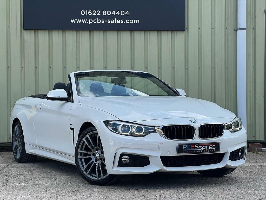 BMW 4 Series 2.0 420I Gpf M Sport Convertible E White