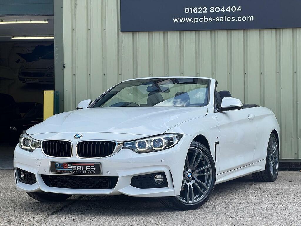 BMW 4 Series 2.0 420I Gpf M Sport Convertible E White #6