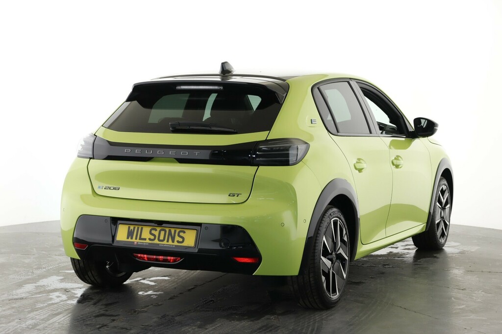 Peugeot e-208 115Kw Gt 51Kwh Yellow #3