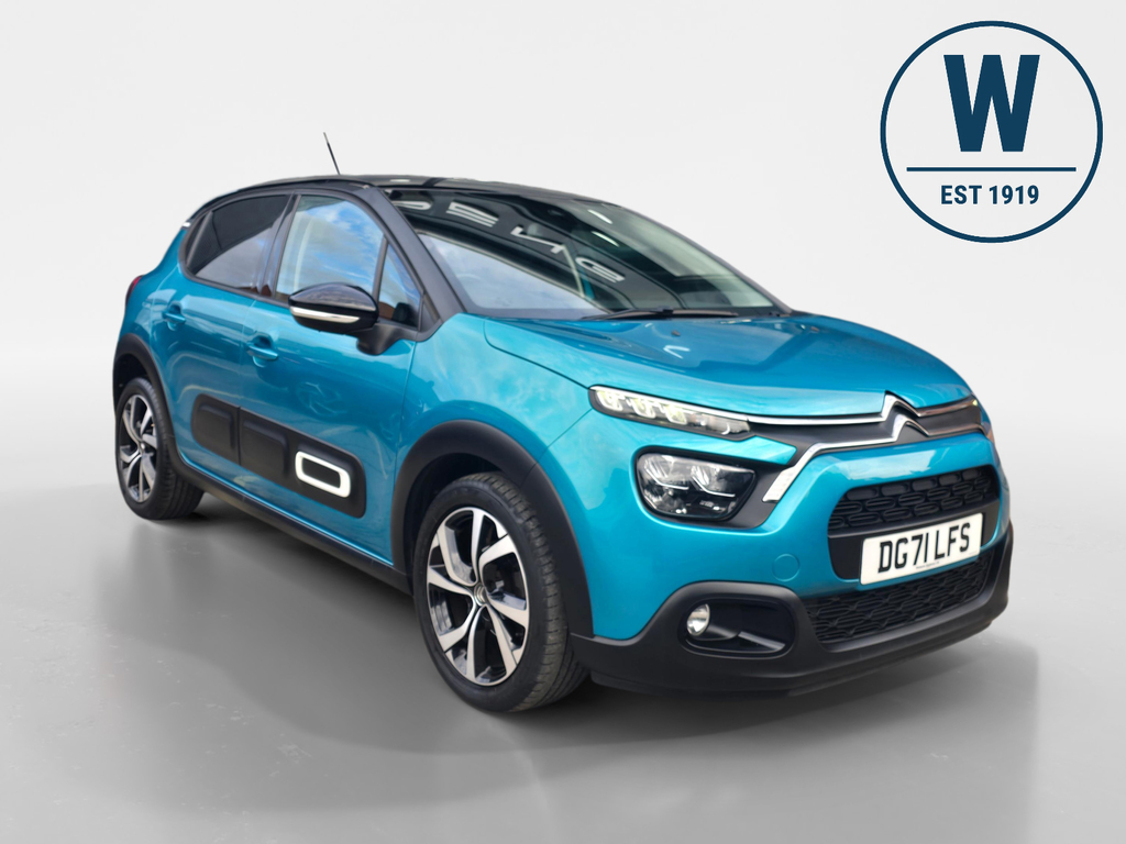 Citroen C3 1.2 Puretech Shine Plus Hatchback Manua Blue