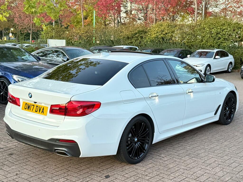 BMW 5 Series M Sport White #6