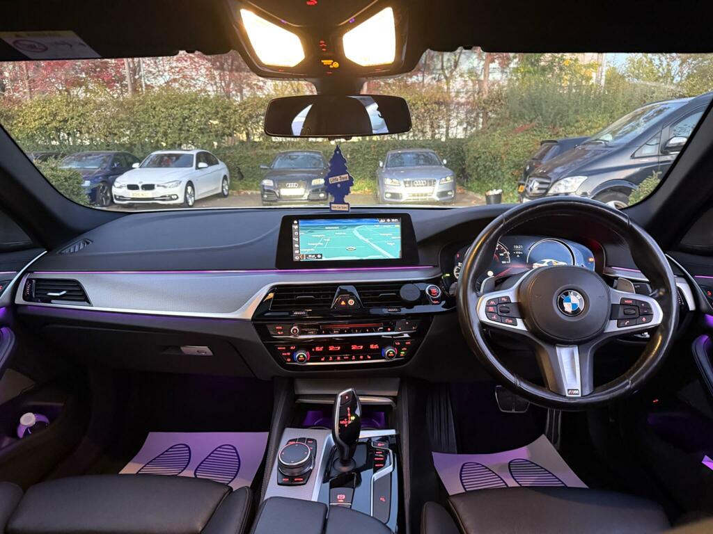 BMW 5 Series M Sport White #2