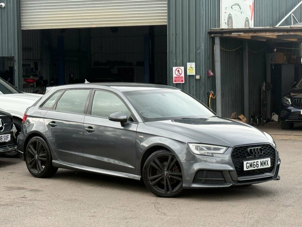 Audi A3 2.0 Tdi Black Edition Sportback Euro 6 Ss Grey #8