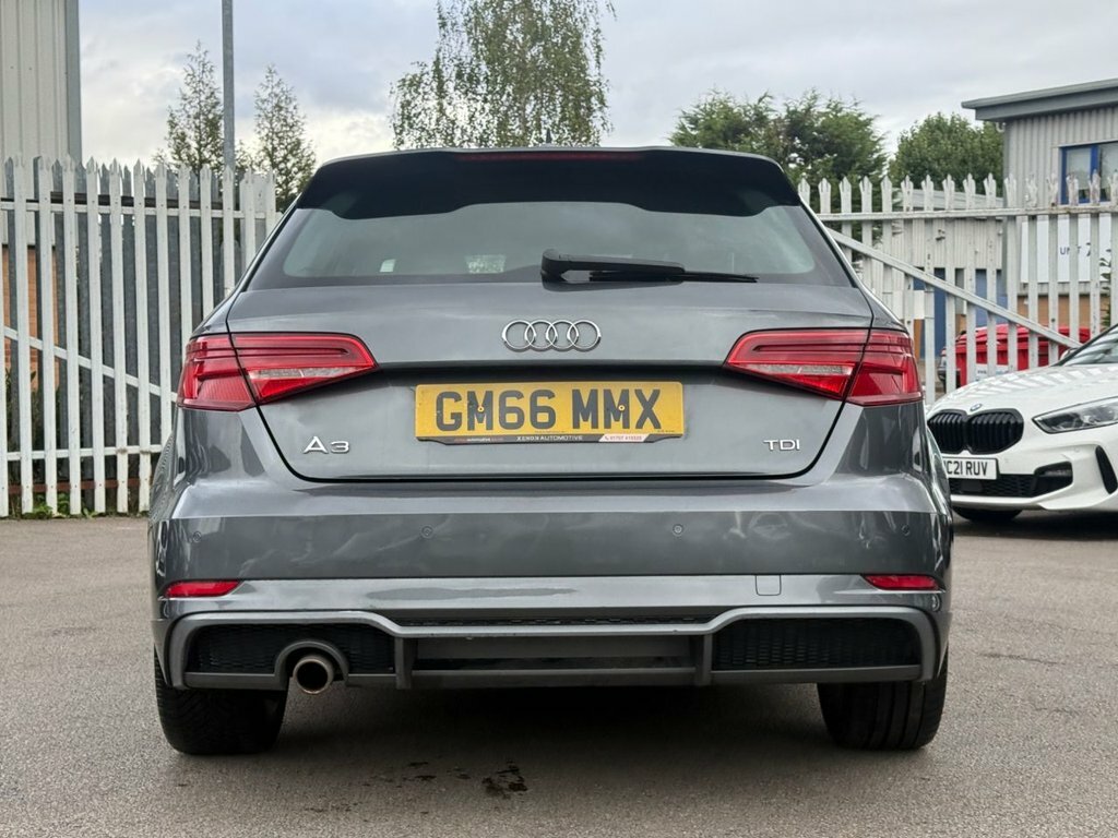 Audi A3 2.0 Tdi Black Edition Sportback Euro 6 Ss Grey #13