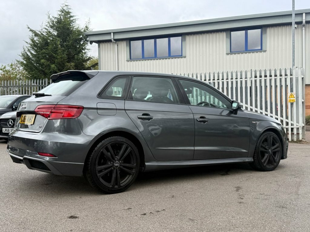Audi A3 2.0 Tdi Black Edition Sportback Euro 6 Ss Grey #14