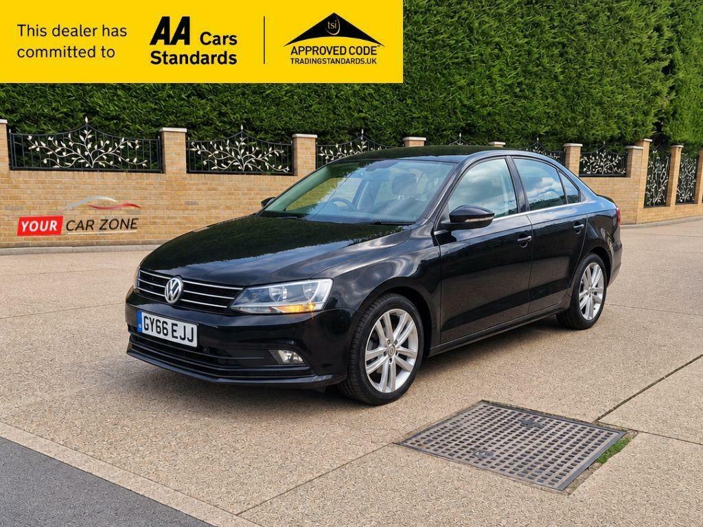 Volkswagen Jetta 2.0 Tdi Bluemotion Tech Gt Saloon Black