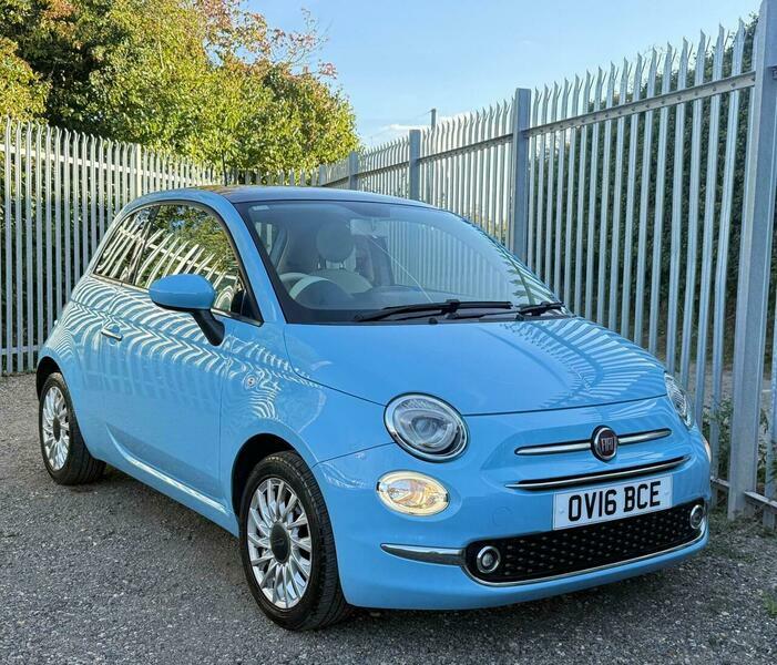 Fiat 500 1.2 Lounge Dualogic Euro Blue