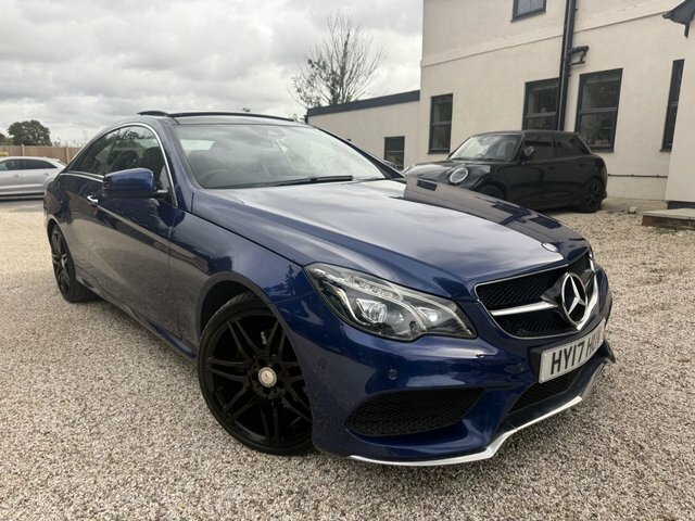 Mercedes-Benz E Class 2.1 E220d Amg Line Edition Premium Coupe Die Blue