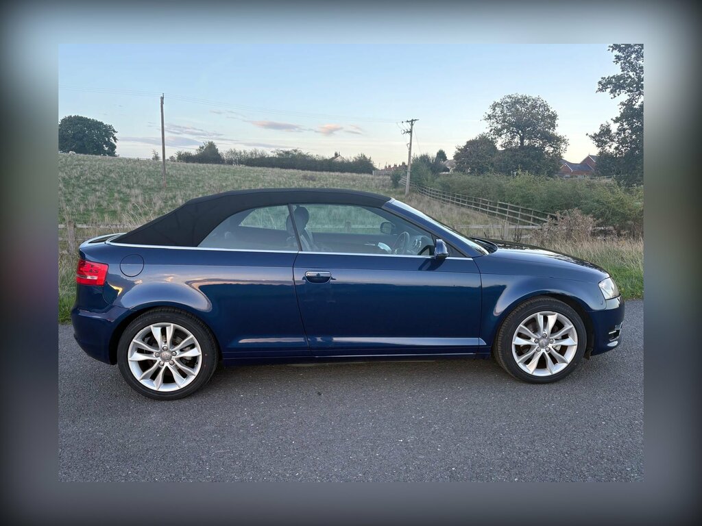 Audi A3 Cabriolet 2.0 Tdi Sport Convertible S Tronic Euro Blue #2
