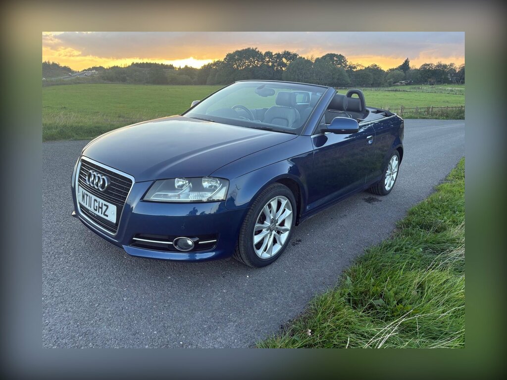 Audi A3 Cabriolet 2.0 Tdi Sport Convertible S Tronic Euro Blue #3